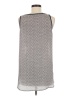 Ann Taylor LOFT 100% Polyester Silver Tank Top Size M - photo 2