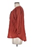Kerrits 100% Cotton Red 3/4 Sleeve Blouse Size M - photo 5