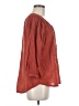 Kerrits 100% Cotton Red 3/4 Sleeve Blouse Size M - photo 4