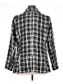 Lane Bryant 100% Polyester Houndstooth Black Blazer Size 16 - photo 2