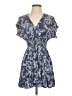 Bebop 100% Rayon Paisley Blue Casual Dress Size S - photo 1