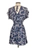 Bebop 100% Rayon Paisley Blue Casual Dress Size S - photo 2