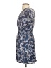 Bebop 100% Rayon Paisley Blue Casual Dress Size S - photo 5