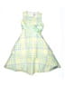 Goodlad 100% Polyester Argyle Green Dress Size 6X - photo 1