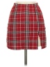 Shein Plaid Red Casual Skirt Size 2 - photo 1