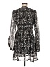 Mi ami 100% Polyester Paisley Black Cocktail Dress Size M - photo 2