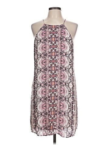 Lavender Brown Casual Dress (view 1)