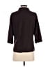 Assorted Brands Brown 3/4 Sleeve Button-Down Shirt Size S (estimated) - photo 2