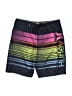 Hurley 100% Polyester Blue Board Shorts Size 6 - photo 1