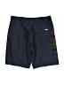 Hurley 100% Polyester Blue Board Shorts Size 6 - photo 2