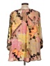 Style&Co 100% Polyester Yellow 3/4 Sleeve Blouse Size L - photo 2
