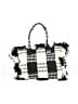 Unbranded Checkered-gingham Black Tote One size - photo 3