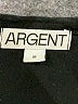 Argent 100% Viscose Black Long Sleeve Henley Size M - photo 7