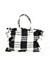 Unbranded Checkered-gingham Black Tote One size - photo 1