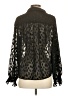 Vince Camuto 100% Polyester Animal Print Black Long Sleeve Blouse Size S - photo 2