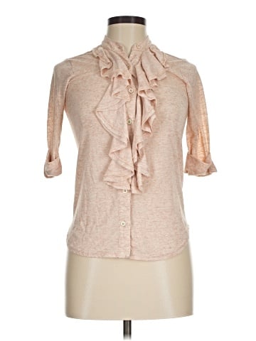 Velvet 3/4 Sleeve Blouse (view 1)