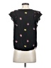 Ann Taylor LOFT 100% Polyester Black Sleeveless Blouse Size XS - photo 2