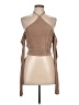 SALTY Brown Sleeveless Blouse Size L - photo 1