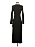 Shein Solid Black Casual Dress Size 2 - photo 2