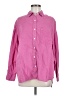 Faherty 100% Linen Pink Long Sleeve Button-Down Shirt Size M - photo 1