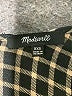 Madewell Houndstooth Black Button-Back Peplum Top in Mini Windowpane Size XXS - photo 7