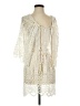 Eberjey 100% Cotton Ivory Cardigan Size S - photo 1