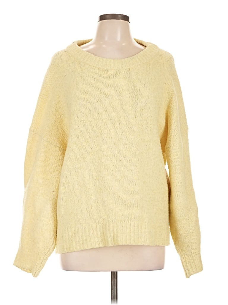 Pre-owned Ann Taylor Pullover Sweater In Yellow