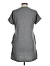 Unbranded 100% Polyester Solid Gray Casual Dress Size M - photo 2