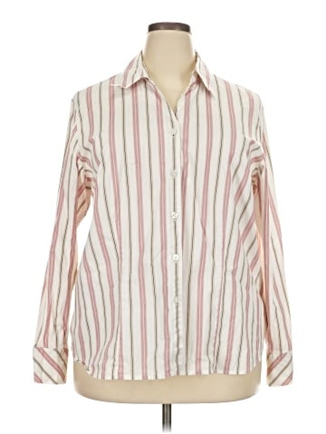 Notations Long Sleeve Button-Down Shirt (view 1)