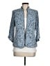 Alex Evenings Print Blue Blazer Size M - photo 1