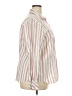 Notations Stripes Ivory Long Sleeve Button-Down Shirt Size 2X - photo 4