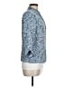 Alex Evenings Print Blue Blazer Size M - photo 4
