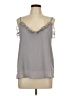 The Nines 100% Polyester Gray Sleeveless Blouse Size L - photo 1