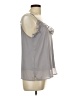 The Nines 100% Polyester Gray Sleeveless Blouse Size L - photo 4