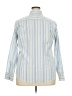 Eddie Bauer Stripes Blue Long Sleeve Button-Down Shirt Size XXL - photo 2