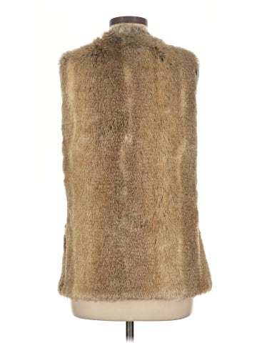 Trafaluc by Zara Faux Fur Vest (view 2)