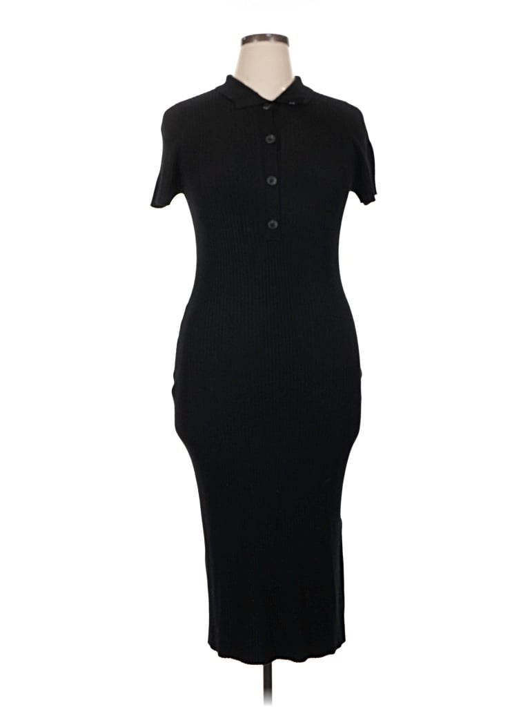 Lane Bryant Casual Dress In Black