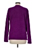 Lands' End 100% Polyester Polka Dots Purple Pullover Sweater Size M - photo 2