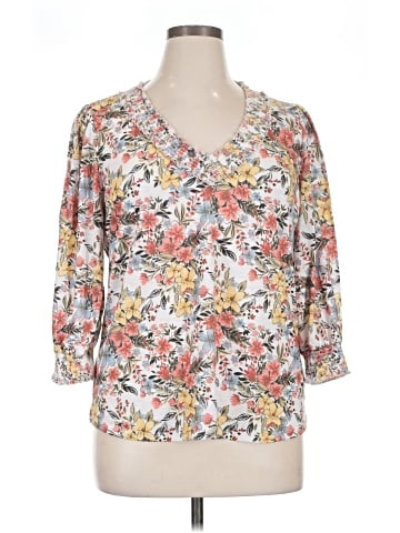 Hiatus 3/4 Sleeve Blouse (view 1)