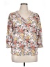 Hiatus White 3/4 Sleeve Blouse Size 1X - photo 1