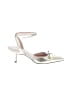 J.Crew 100% Leather Metallic Ivory Gold Mule/Clog Size 7 - photo 1
