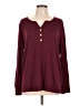 Unbranded Burgundy Long Sleeve Top Size L - photo 1