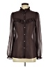 Lascana 100% Polyester Brown Long Sleeve Blouse Size 6 - photo 1