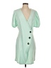 Quiz Solid Green Cocktail Dress Size S (estimated) - photo 1