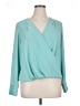Halogen Teal Long Sleeve Blouse Size XL - photo 1