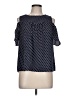 Monteau Polka Dots Blue 3/4 Sleeve Blouse Size L - photo 1