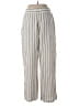 Sanctuary Stripes Gray Linen Pants Size M - photo 2