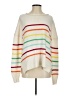 Le Superbe Stripes Ivory Pullover Sweater Size S - photo 1