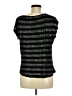Jennifer Lopez 100% Rayon Black Short Sleeve Top Size M - photo 2