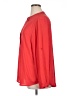 MANGOPOP Collection 100% Polyester Red Long Sleeve Blouse Size 1X - photo 5